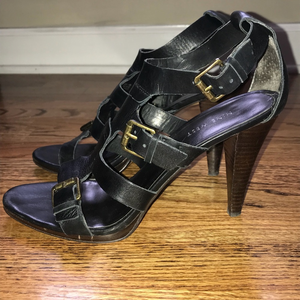 Nine West gladiator high heel sandals